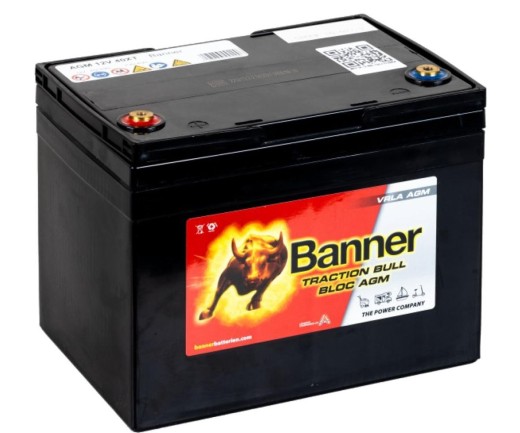 Traction Bull Bloc AGM 12-40 XT - 12V, 40 Ah