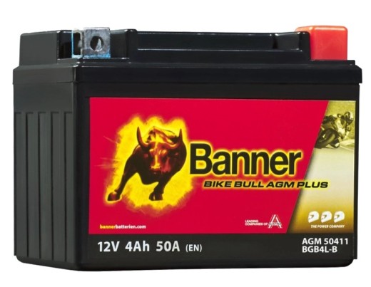 Banner Bike Bull AGM PLUS 504 11 / BGB4L-B - GB4L-B