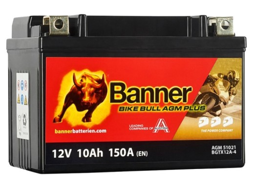 Banner Bike Bull AGM PLUS 509 01 / BGTZ10-S - GTZ10-S