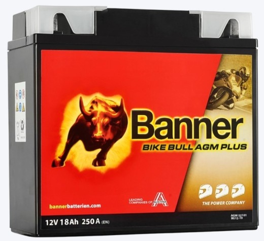 Banner Bike Bull AGM PLUS 521 01 / BG12-19 - G12-19