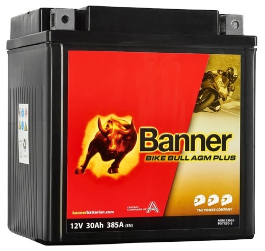 Banner Bike Bull AGM PLUS 530 01 / BGTX30-3 - GTX30-3