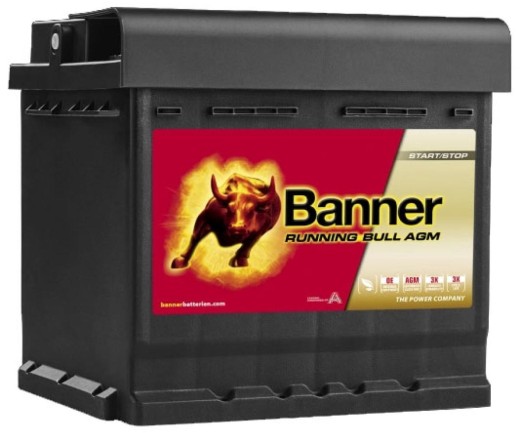 Banner Running Bull 12V 50Ah / AGM 550 01