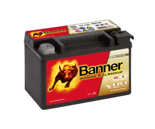 Backup-/Stützbatterie AUX 09 - 12V - 9Ah