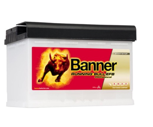 Banner Running Bull 12V 75Ah / EFB PRO 575 11 | für Start/Stop-Anwendung