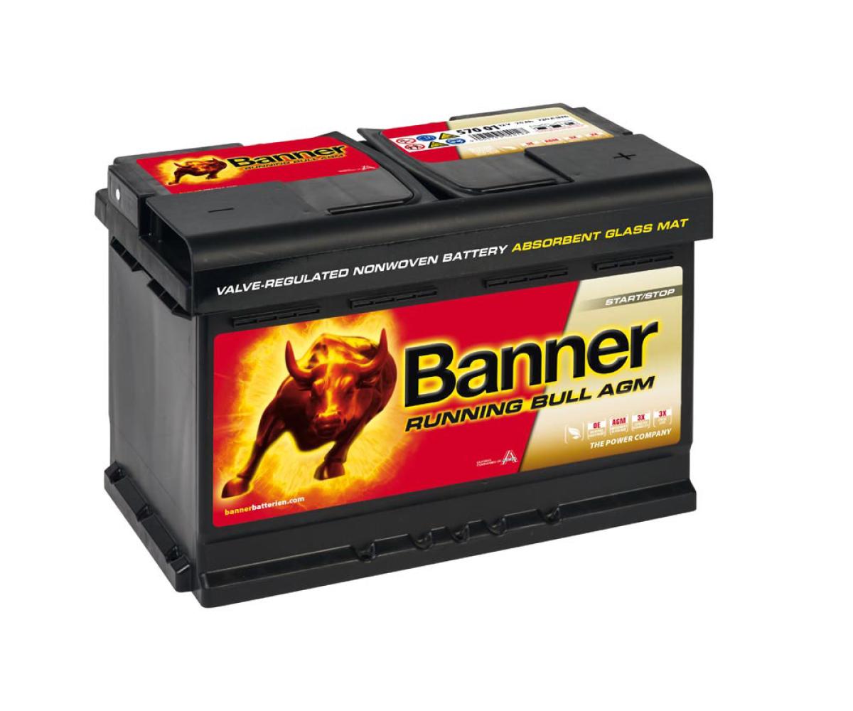 Banner Running Bull 12V 70Ah / AGM 570 01