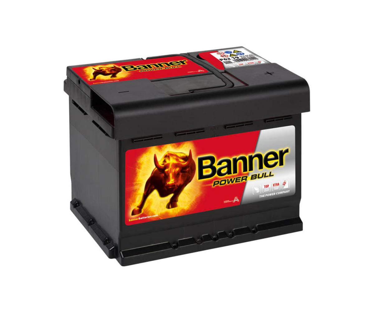Banner Power Bull 12V 62Ah / P62 19